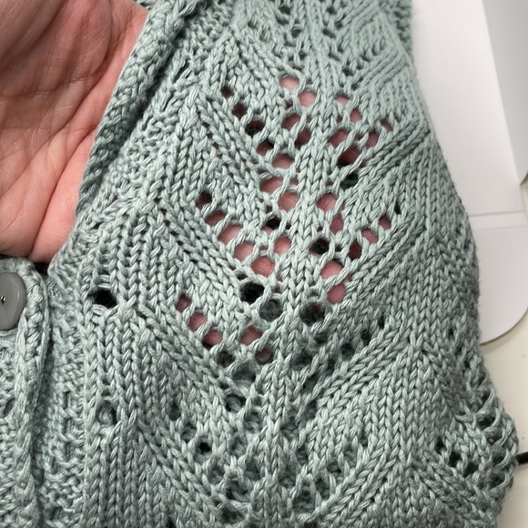 J Jill crochet cardigan Sz PL - Picture 5 of 10